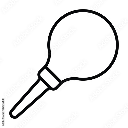 Medicine Dropper Icon, Medical And Healthcare Related Lineal Style Vector Icon.