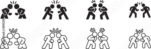 Communication and Empathy Interaction Icons