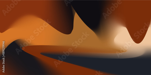 Vibrant warm and dark color waves blending together in a fluid, smoky abstract texture perfect for digital art and backgrounds.