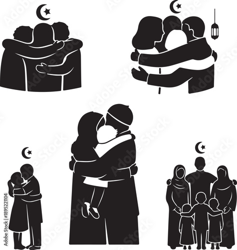 A tender moment captured in black showcasing a couple embracing closely in a loving gesture silhouette high quality professional detailed modern