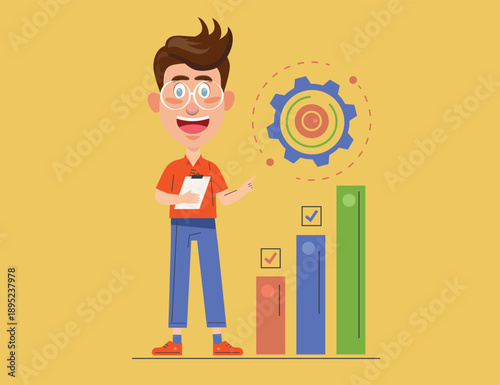 Businessman Character Vector Design
