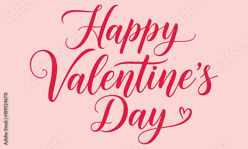 Happy valentine's day greeting card