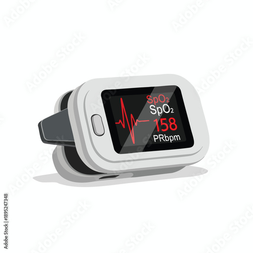 Portable Pulse Oximeter with Heart Rate Monitor