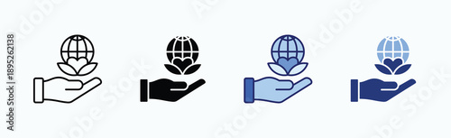 universal wellbeing Icon Sheet Multiple Style Collection Isolated Vector