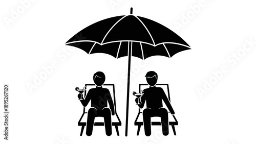 couple with umbrella