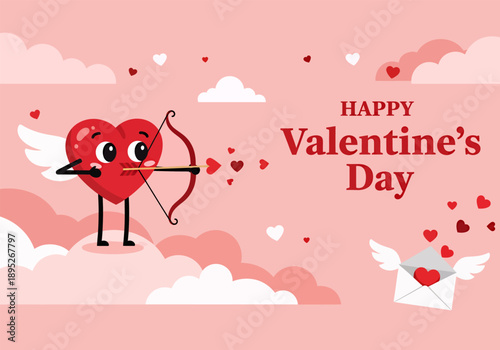 Vector illustration of celebrate valentine's day