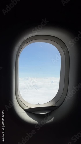 view from airplane window