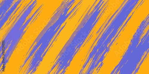 Abstract background with diagonal brushstrokes in orange and purple