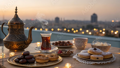 Twilight Tea Gathering with Dates, Pastries & Warm Hospitality