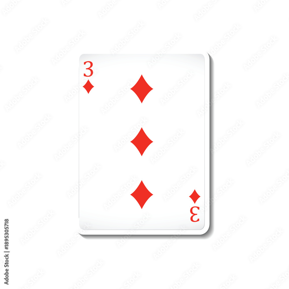Obraz premium poker playing card vector
