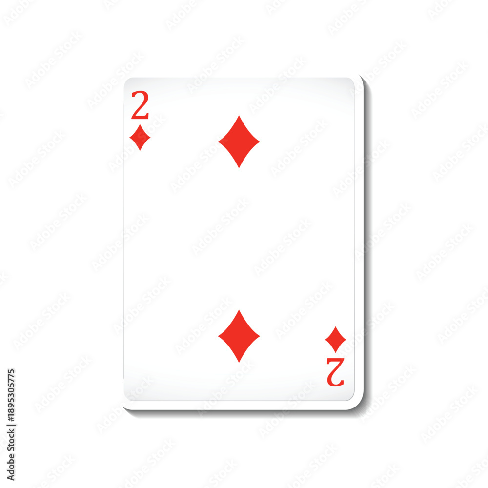 Obraz premium poker playing card vector