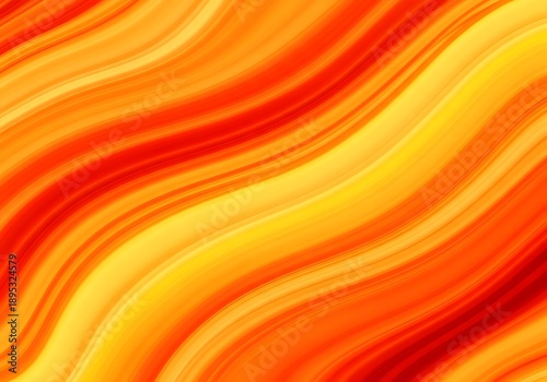 Vibrant orange and yellow waves