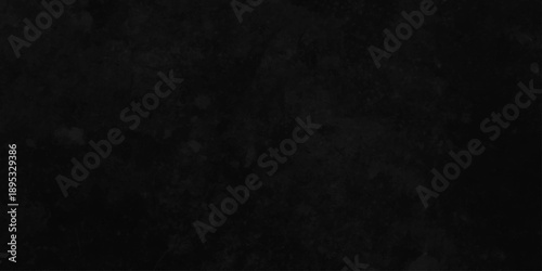Grunge dark chalkboard and black board surface distressed blank watercolor rock texture background. space Wall black paper cement vintage backdrop design.
