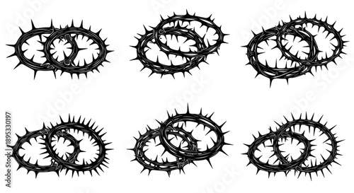 Pattern of Multiple Crown of Thorns Rings