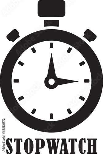 stopwatch timer icon graphic