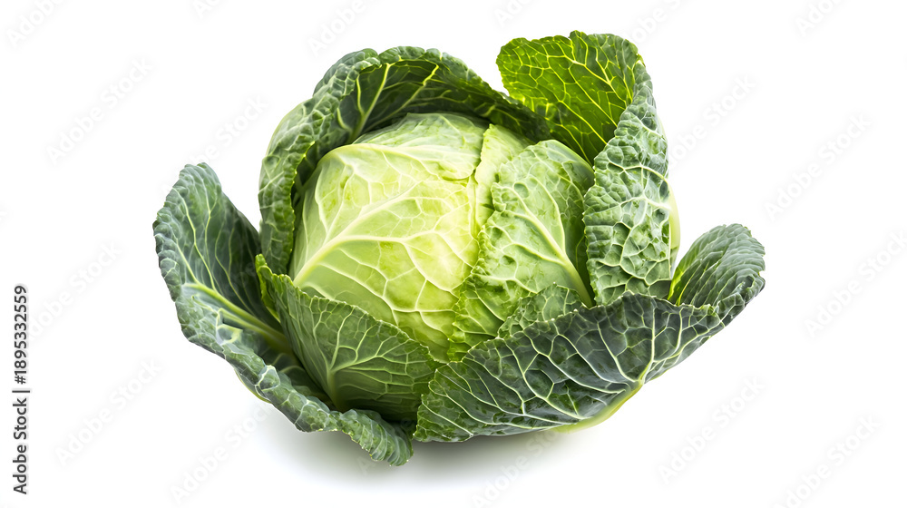 Fototapeta premium cabbage isolated on white background