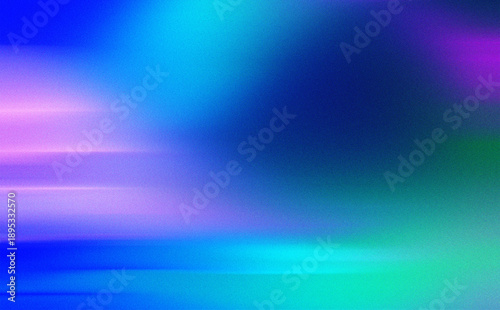 Slika na platnu Electric blue and teal vector illustration with cyan grain texture and motion li