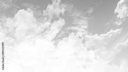 Rainclouds or Nimbus in rainy season photo