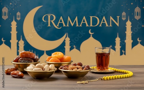Ramadan celebration table setting