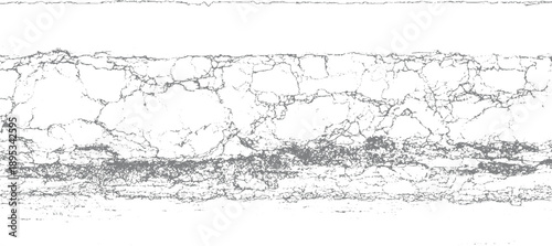 Abstract grey cracked texture pattern on white background