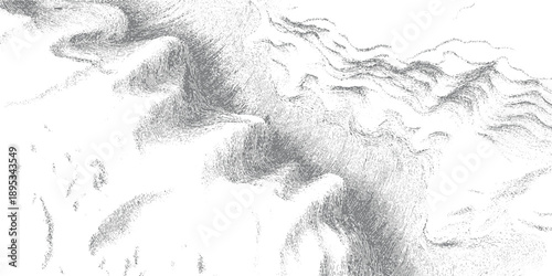 Abstract grey and white textured pattern resembling sand dunes or flowing water with subtle depth and movement