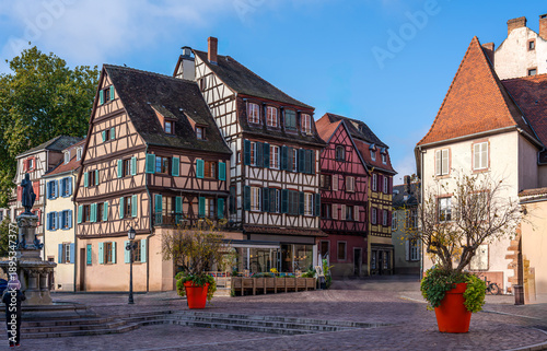 France, Alsace, in the village of Ribeauvillé