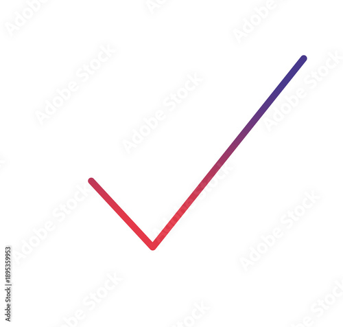 red check mark