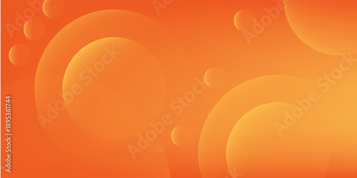 abstract orange circular background. Dynamic sound wave. Design element. Vector illustration