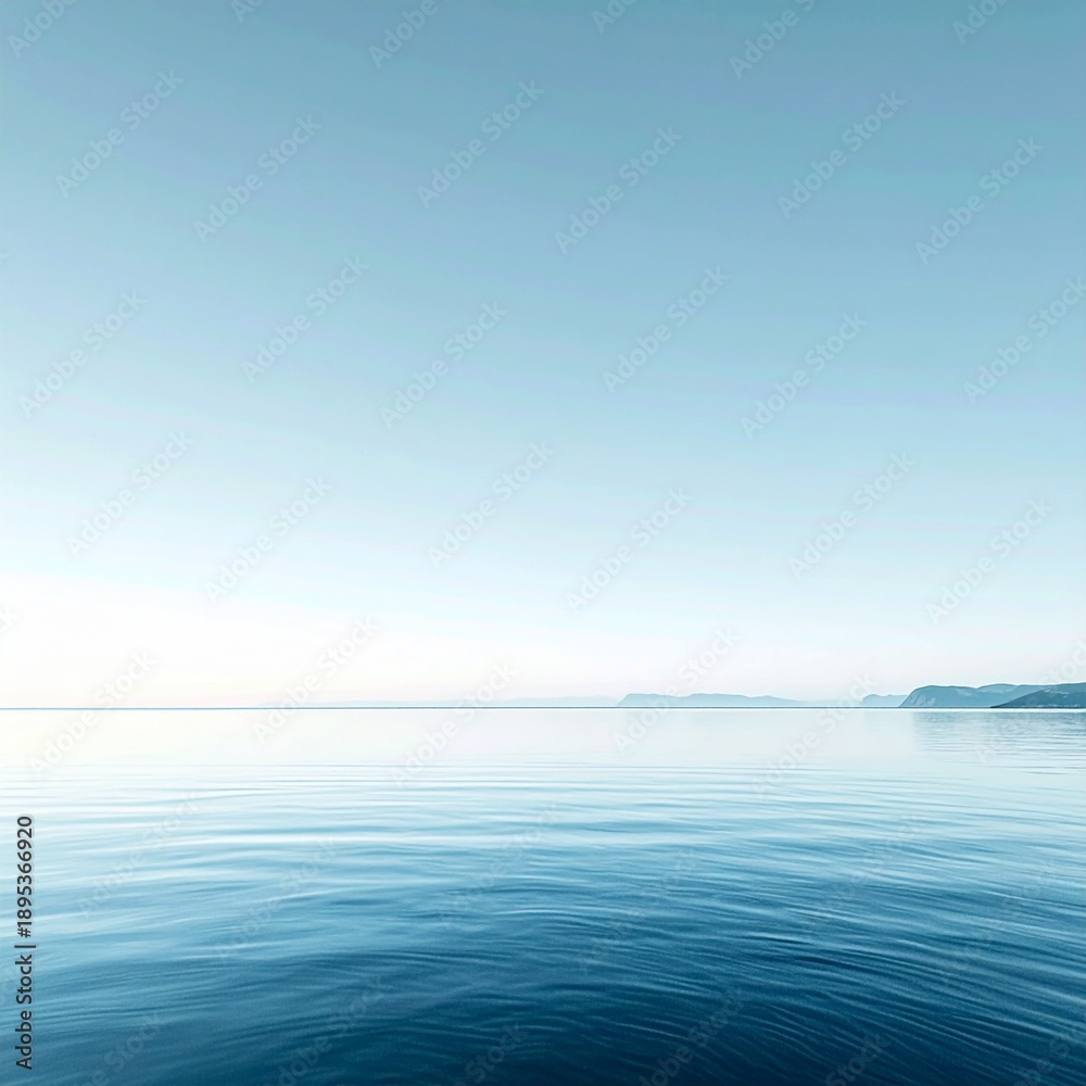 Fototapeta premium blue sky and sea