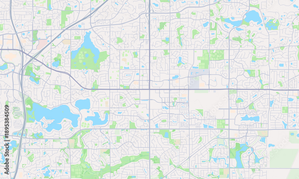 Obraz premium Apple Valley Minnesota map