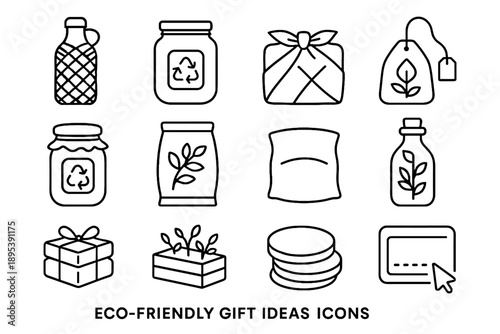 Experience coupon bottle icon eco linen fabric vector gift woven artisan