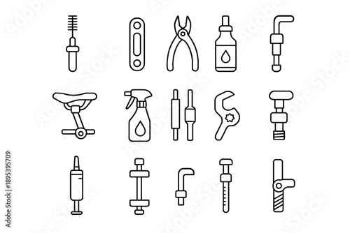 Bottle brush spoke vector saddle link reach bike tool rotor minimalist tools