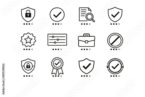 Ux generation regulated simple image lock ui icon vector policy panel stop