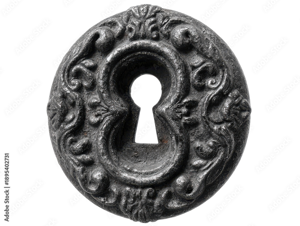 Fototapeta premium keyhole isolated on a transparent background 
