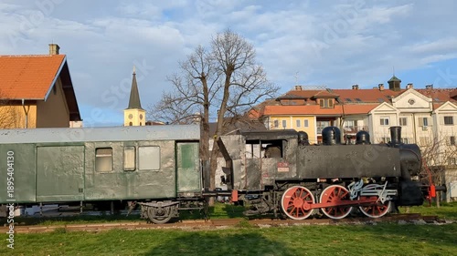 Old Train (stari voz). Pančevo, Serbia.