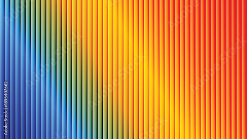 Gradient neon vertical stripes with abstract multicolor background
