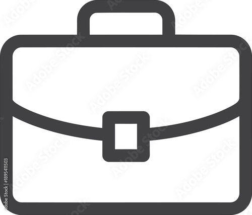 Business briefcase icon for corporate professionals and entrepreneurs