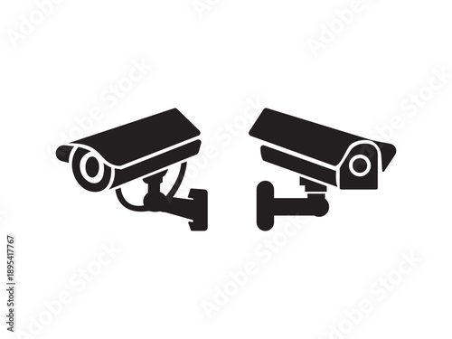 Security camera CCTV icon illustration design,