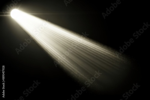 Wallpaper Mural Abstract light overlay effect with flowing highlights on dark background for compositing Torontodigital.ca