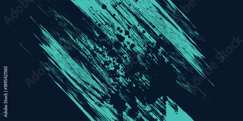 Minimal Abstract turquoise Grunge Scratch Background Template.