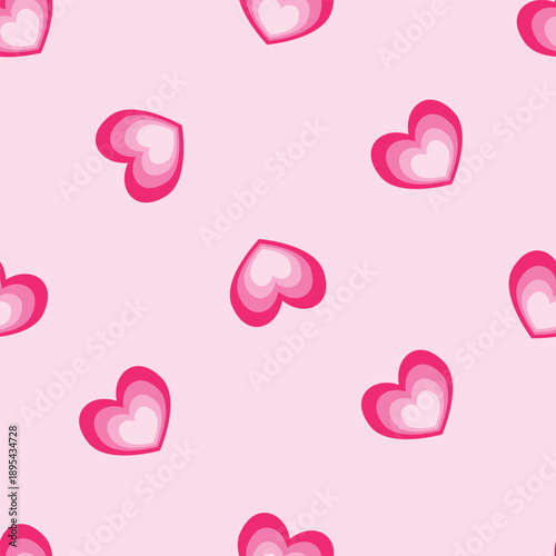 seamless pattern with hearts