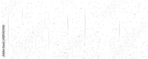 Photos Realistic transparent scattered dew, rain water droplets, drops, water-drop, dri