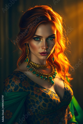 woman with jewelry