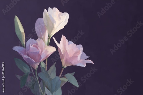 A vase with flowers in it on a table