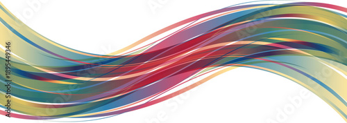 Abstract colorful wave pattern with smooth gradients and flowing lines