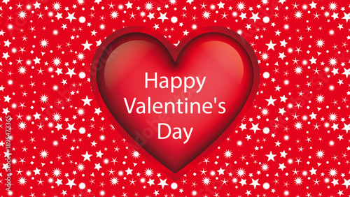 Valentine background with hearts