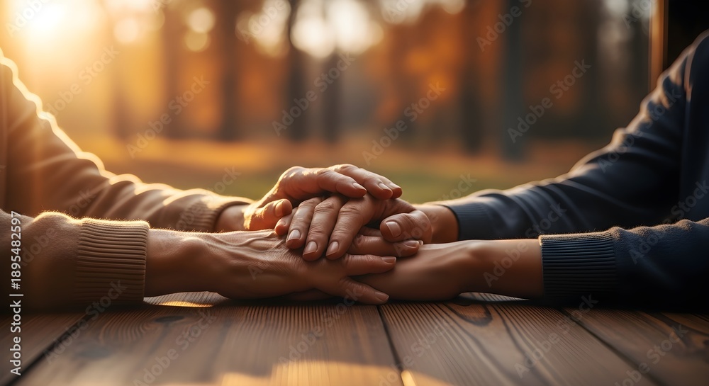 Obraz premium Hands Holding Hands