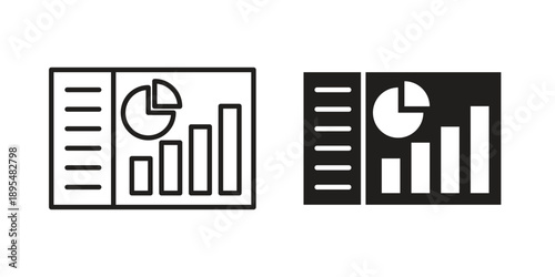 Dashboard icon for an app or web design interface vector