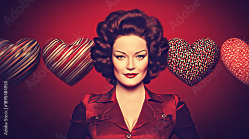 WOMAN LOVE VALENTINES CONCEPT