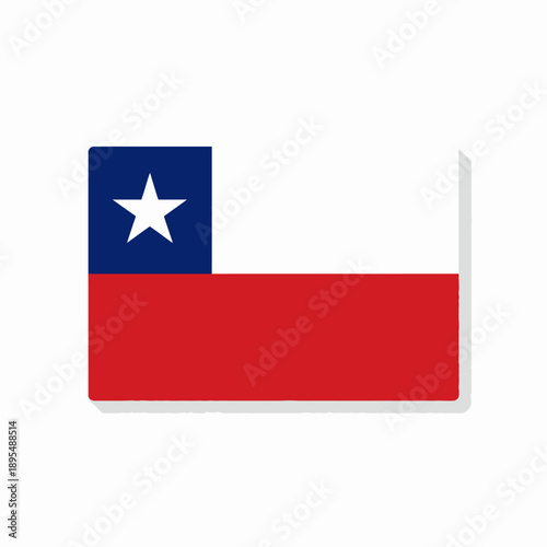 Free Download An Artistic Representation of the Distinctive Red, White, and Blue Flag with a Lone Star on a Minimalist Background - GFXLoad